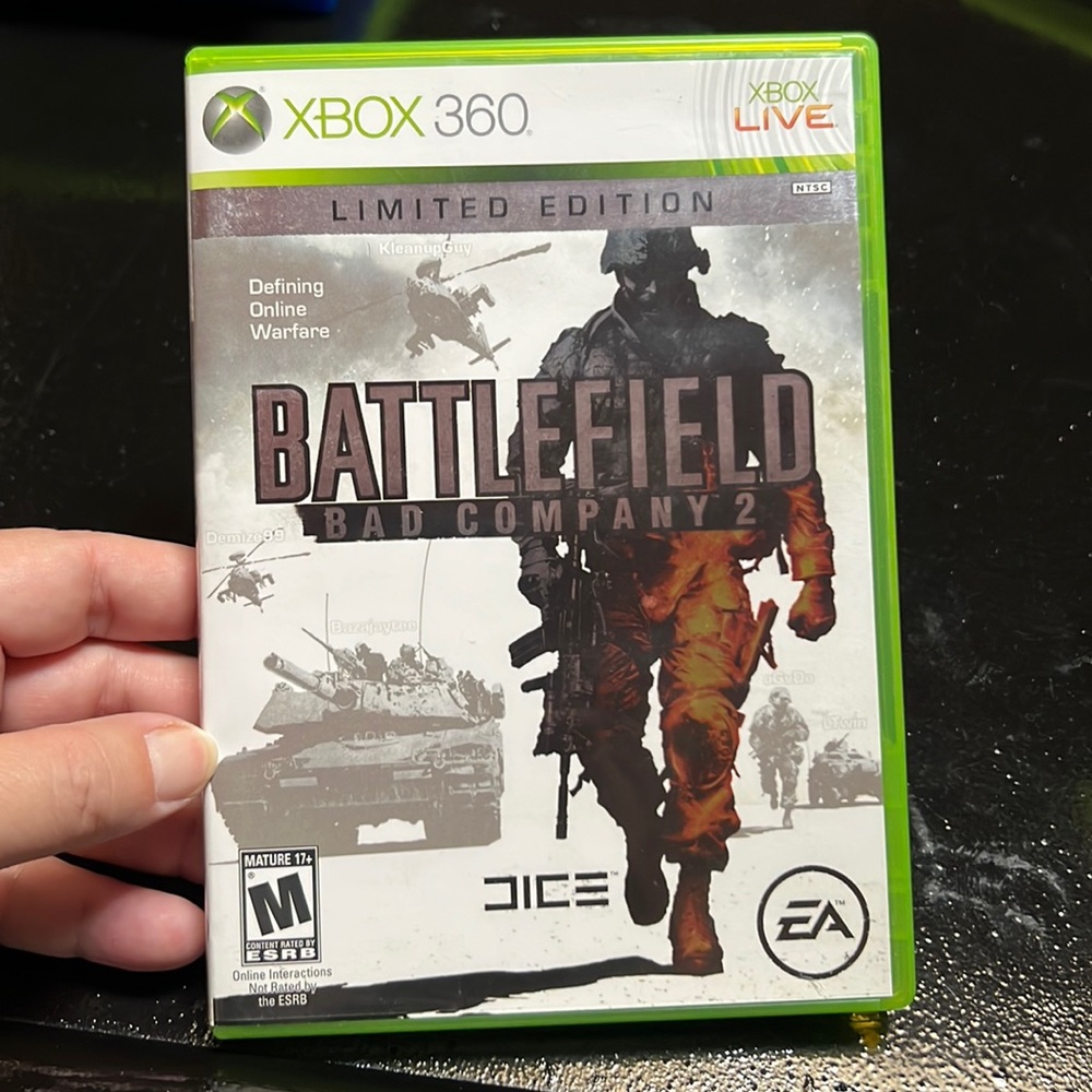 XBOX 360 Battlefield Bad company 2 video game